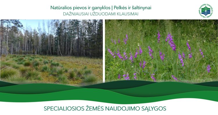 Svarbi informacija natūralių pievų ir ganyklų, pelkių ir šaltinynų žemių savininkams!