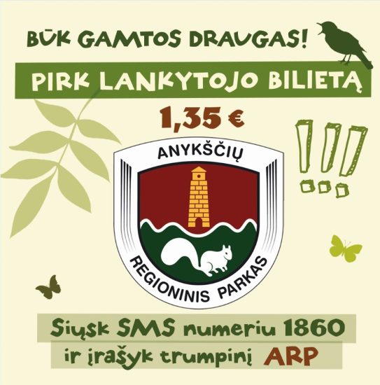 Kiekvienas įsigytas bilietas – atnaujintas lankytinas objektas