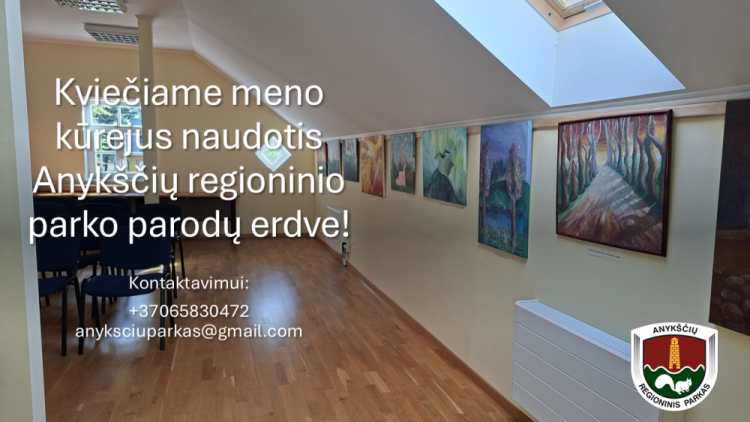 Kviečiame surengti parodą