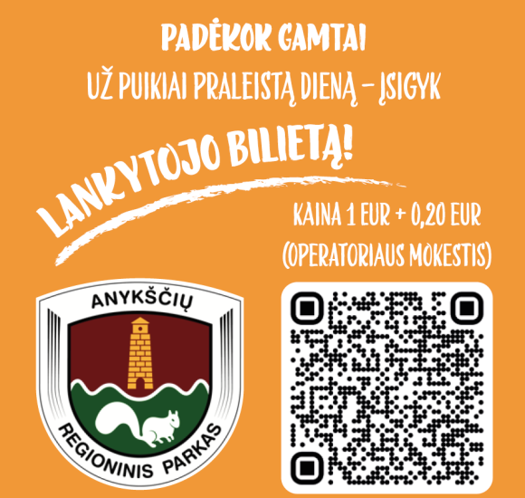 ĮSIGYTI REGIONINIŲ PARKŲ LANKYTOJO BILIETĄ – JAU PAPRASČIAU NEI ANKSČIAU