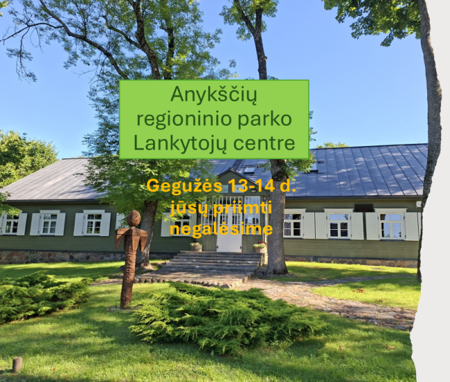 Gegužės 13-14 dienomis jūsų priimti negalėsime