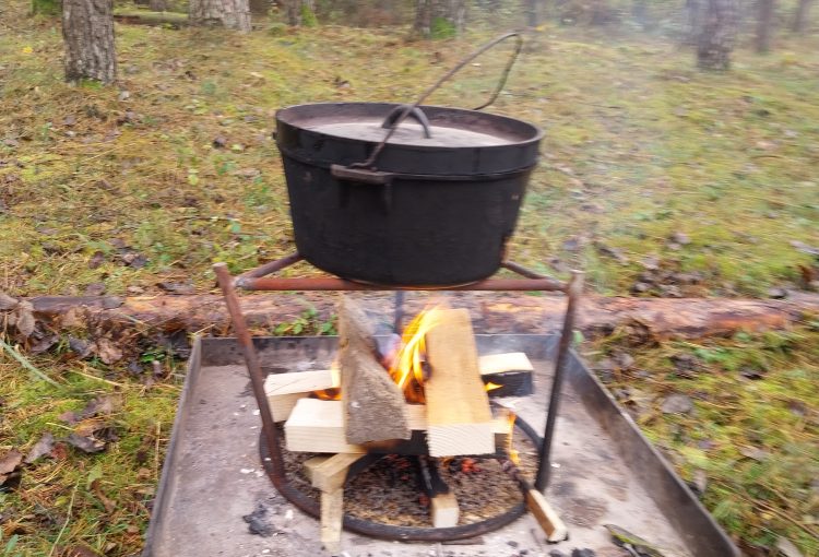 Savanorių pagalba gamtai po audros