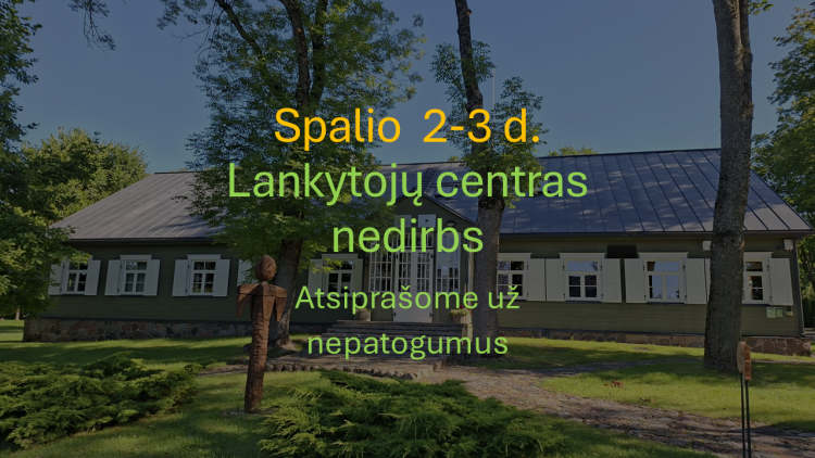 Keičiasi lankytojų centro darbo laikas žiemos sezonu